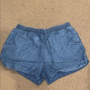 Denim shorts